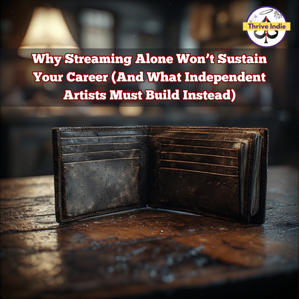 Why Streaming Alone Won’t Sustain Your Career (And What Independent Artists Must Build Instead)