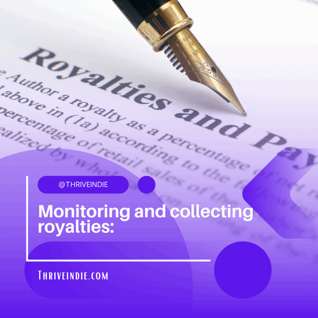 Monitoring and collecting royalties