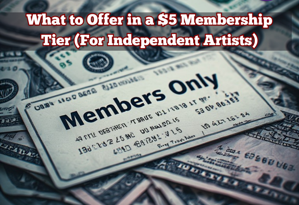 What to Offer in a $5 Membership Tier (For Independent Artists)